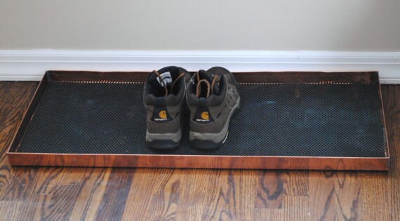 copper boot tray