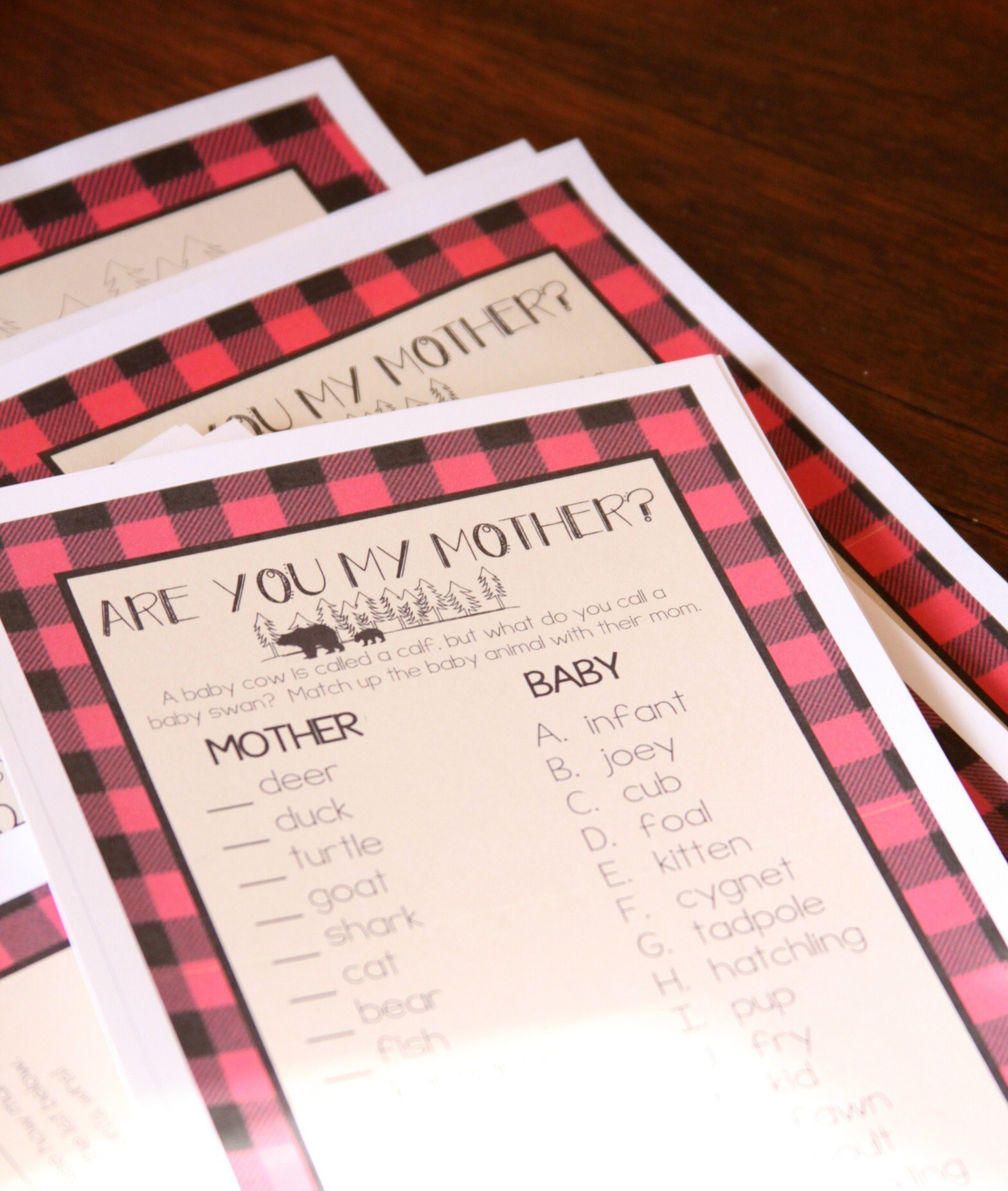Lumberjack Baby Shower Games