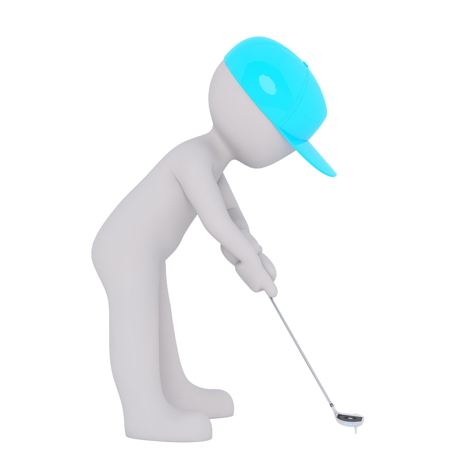 Golfing, driving range, national golf month