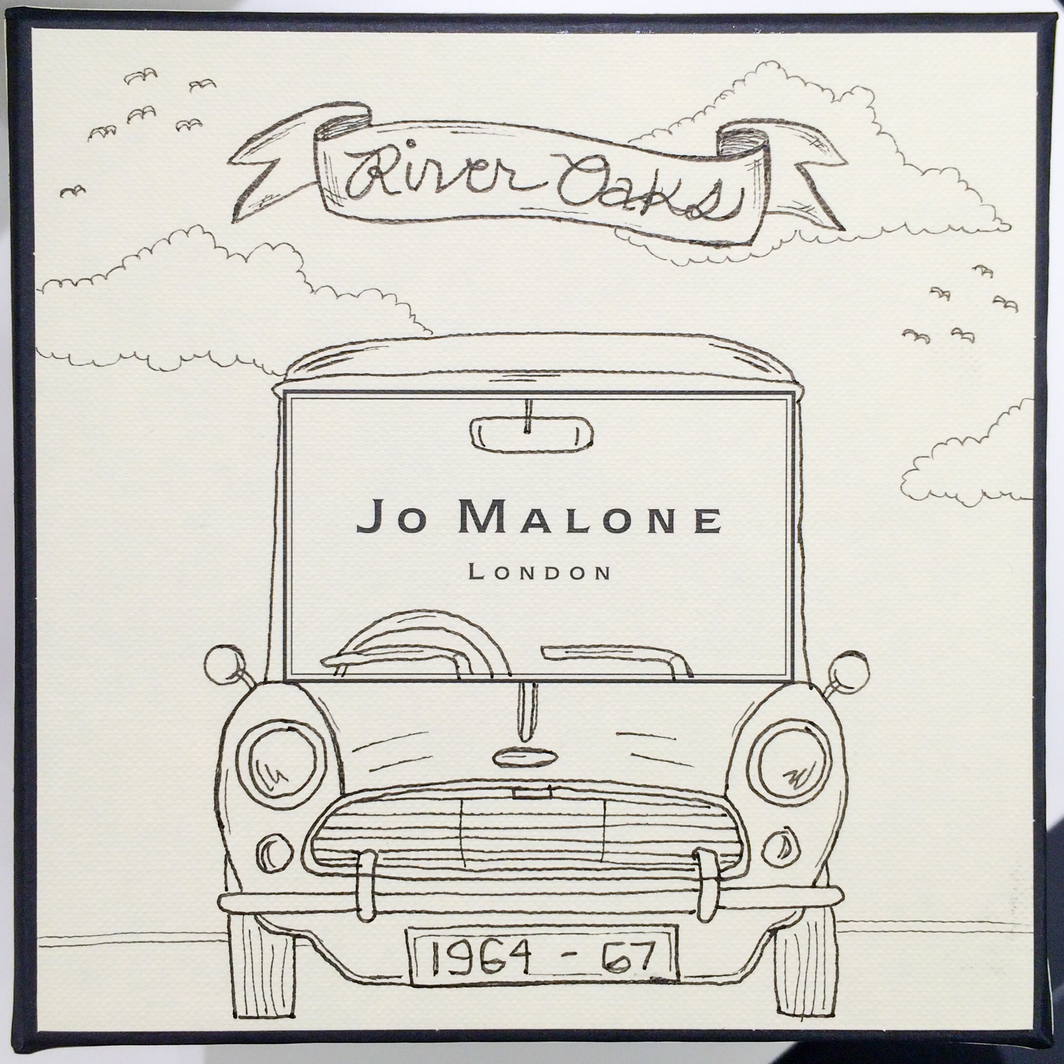 Jo Malone Gift Box Illustrations by Caroline Truong