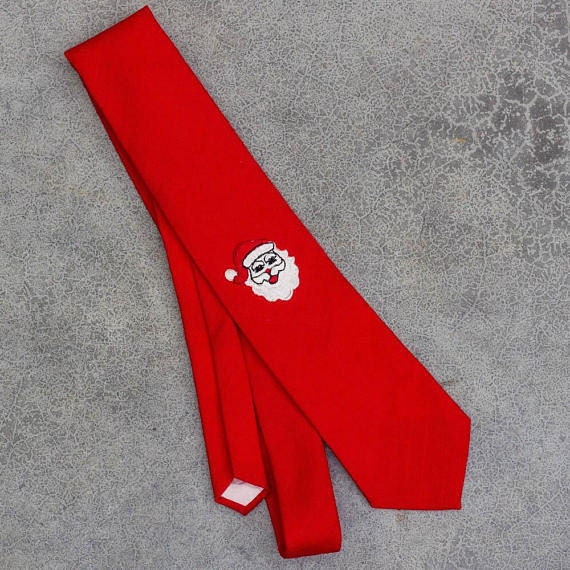 1950s Santa tie