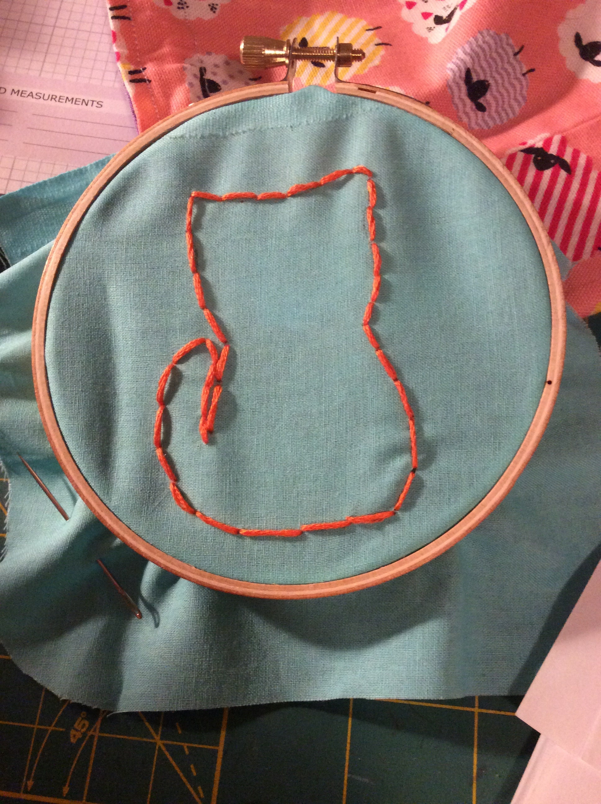 The beginning of a new design.