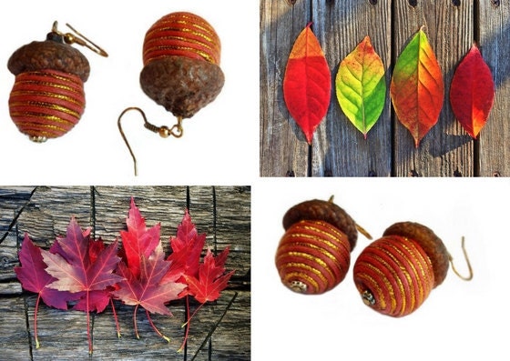 gunadesign natural material earrings