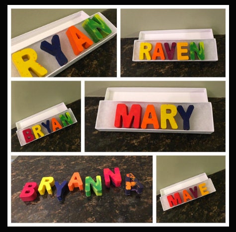 Personalized crayon names