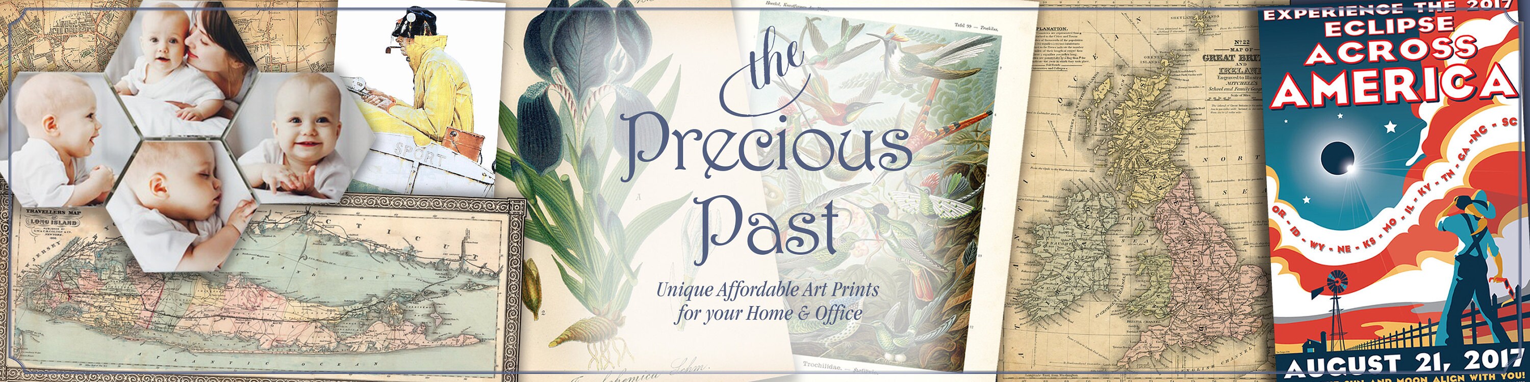 Etsy shop ThePreciousPast Banner Cover Photo