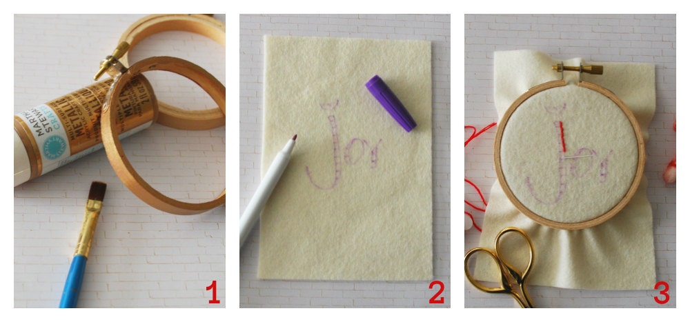 DIY - Hoop Art / Ornament