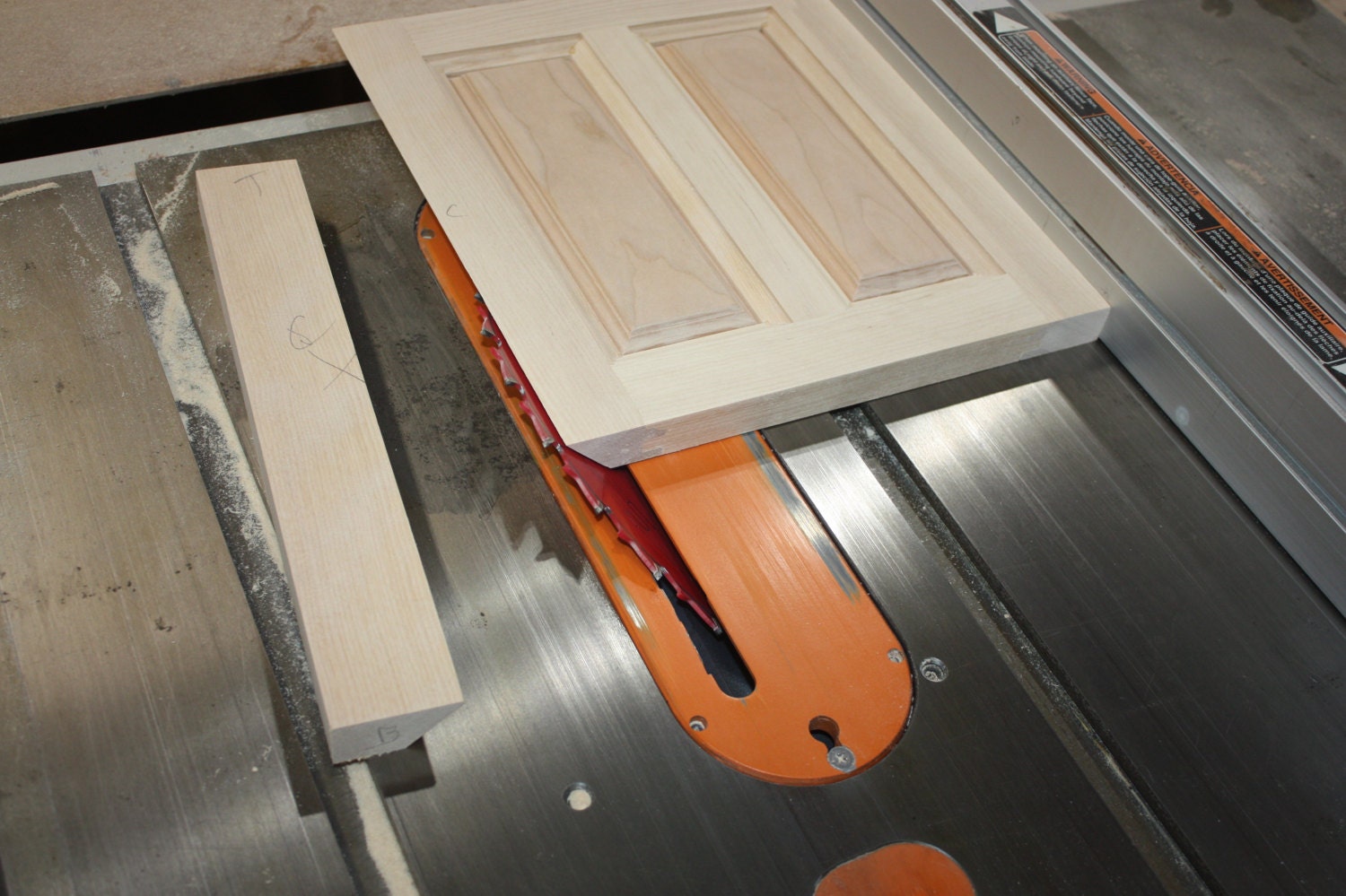 Miter a Return onto a Raised Panel Side