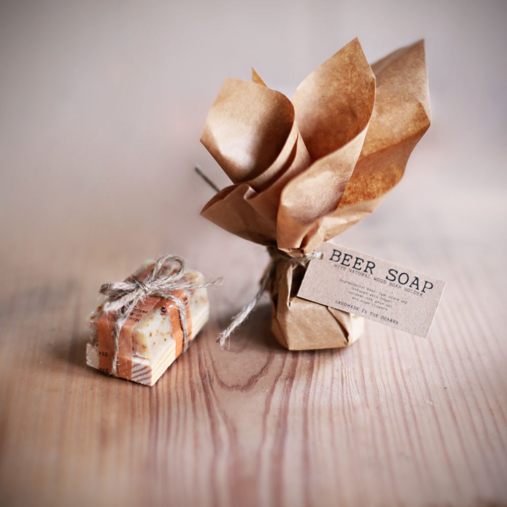 beer soap, beer soap wedding favors, rustic wedding favors