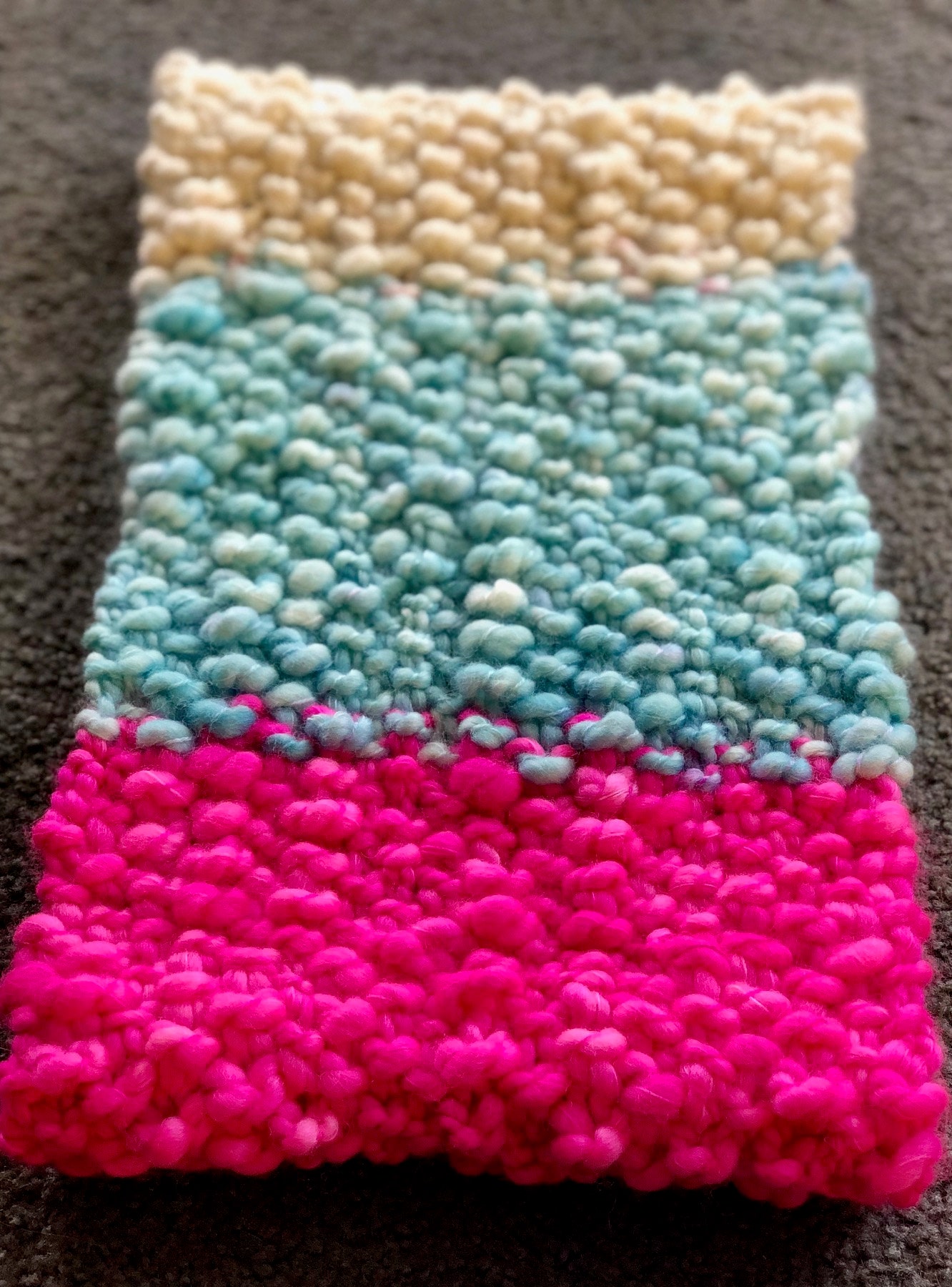 Linen stitch cowl