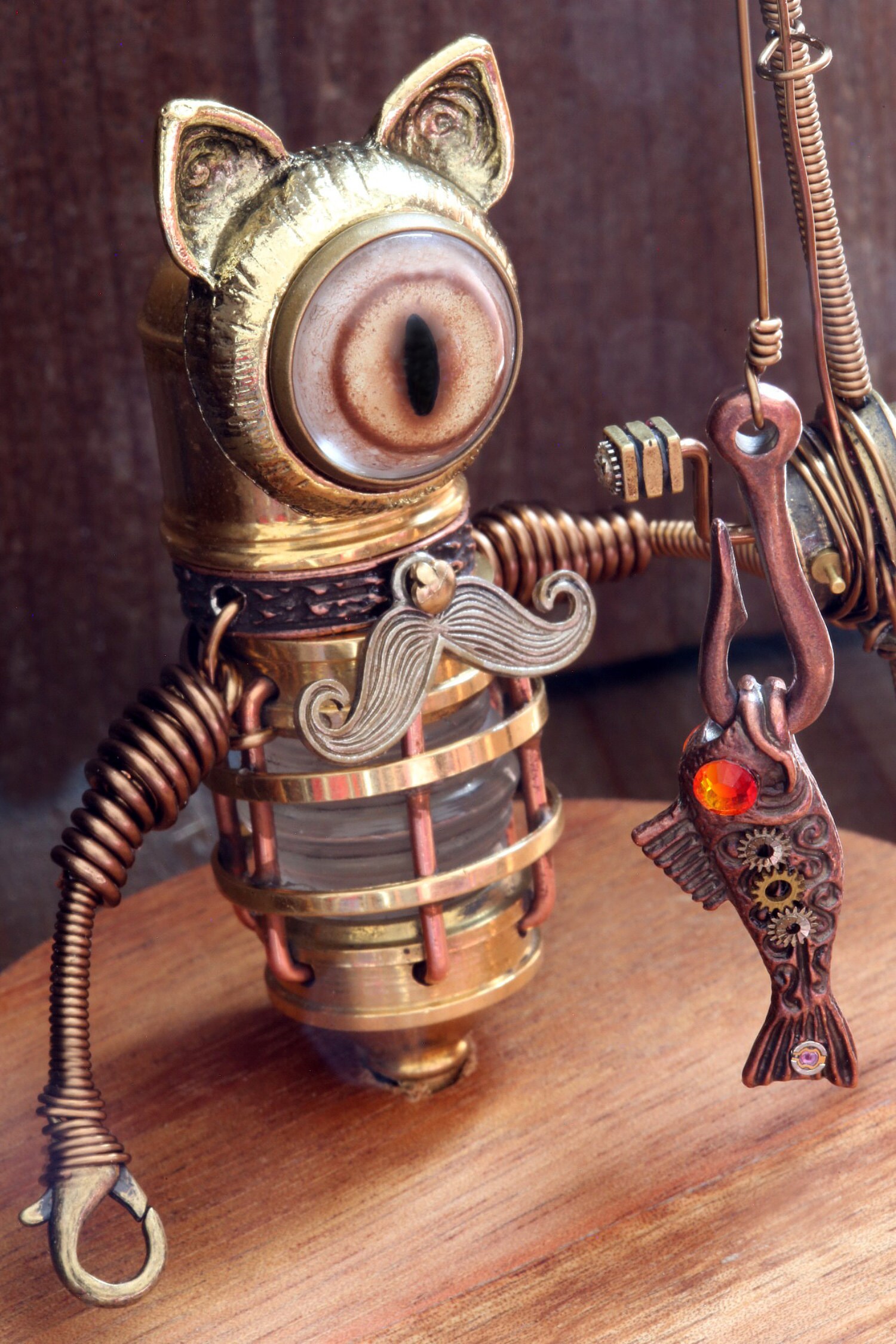 Steampunk Fisherman Cat