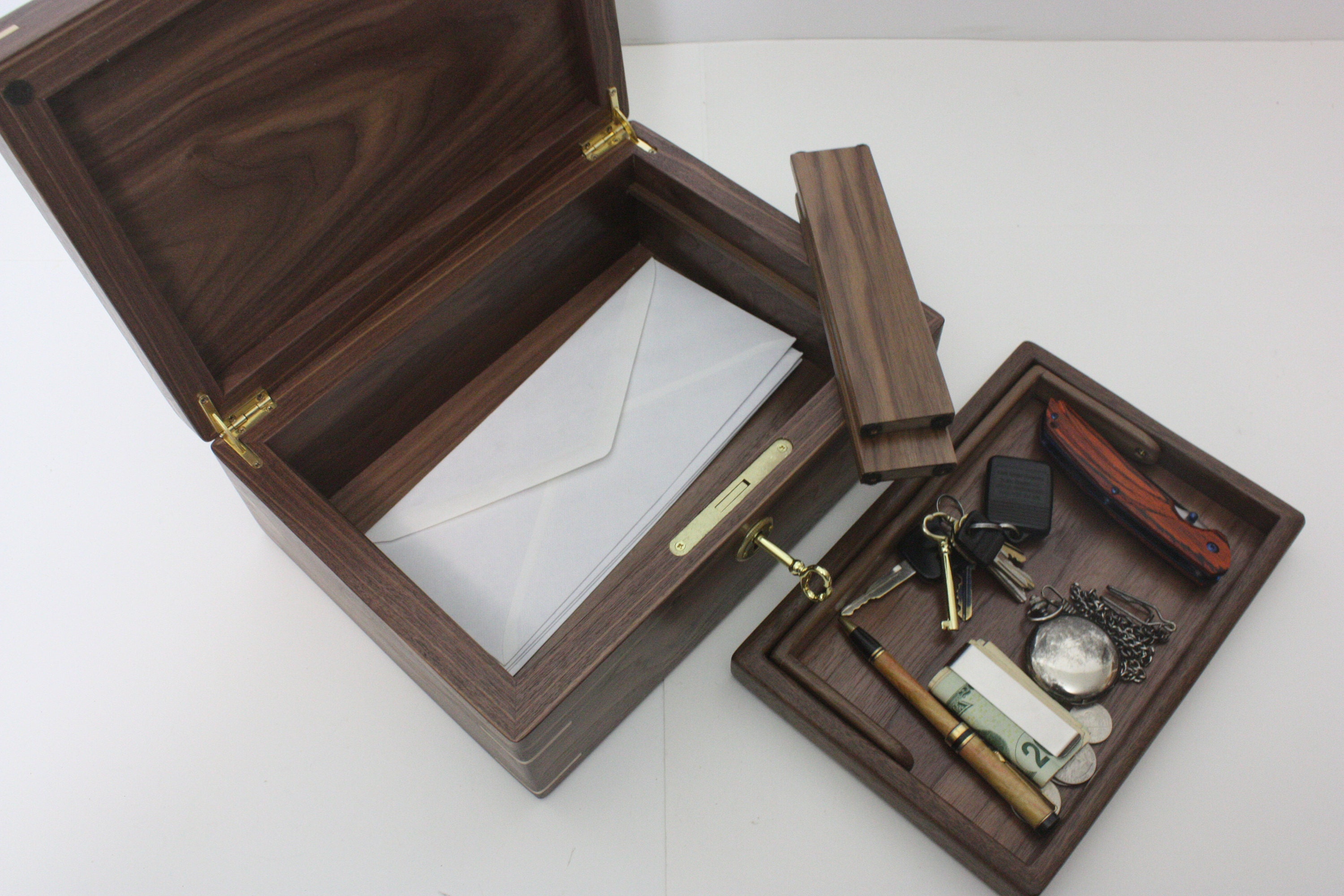 Handcrafted Mans Valet Box