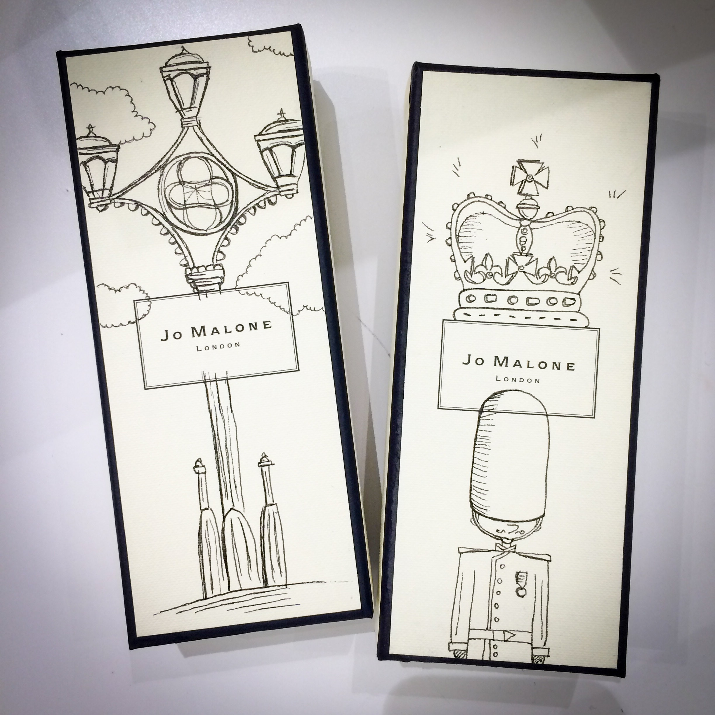 Jo Malone Gift Box Illustrations by Caroline Truong