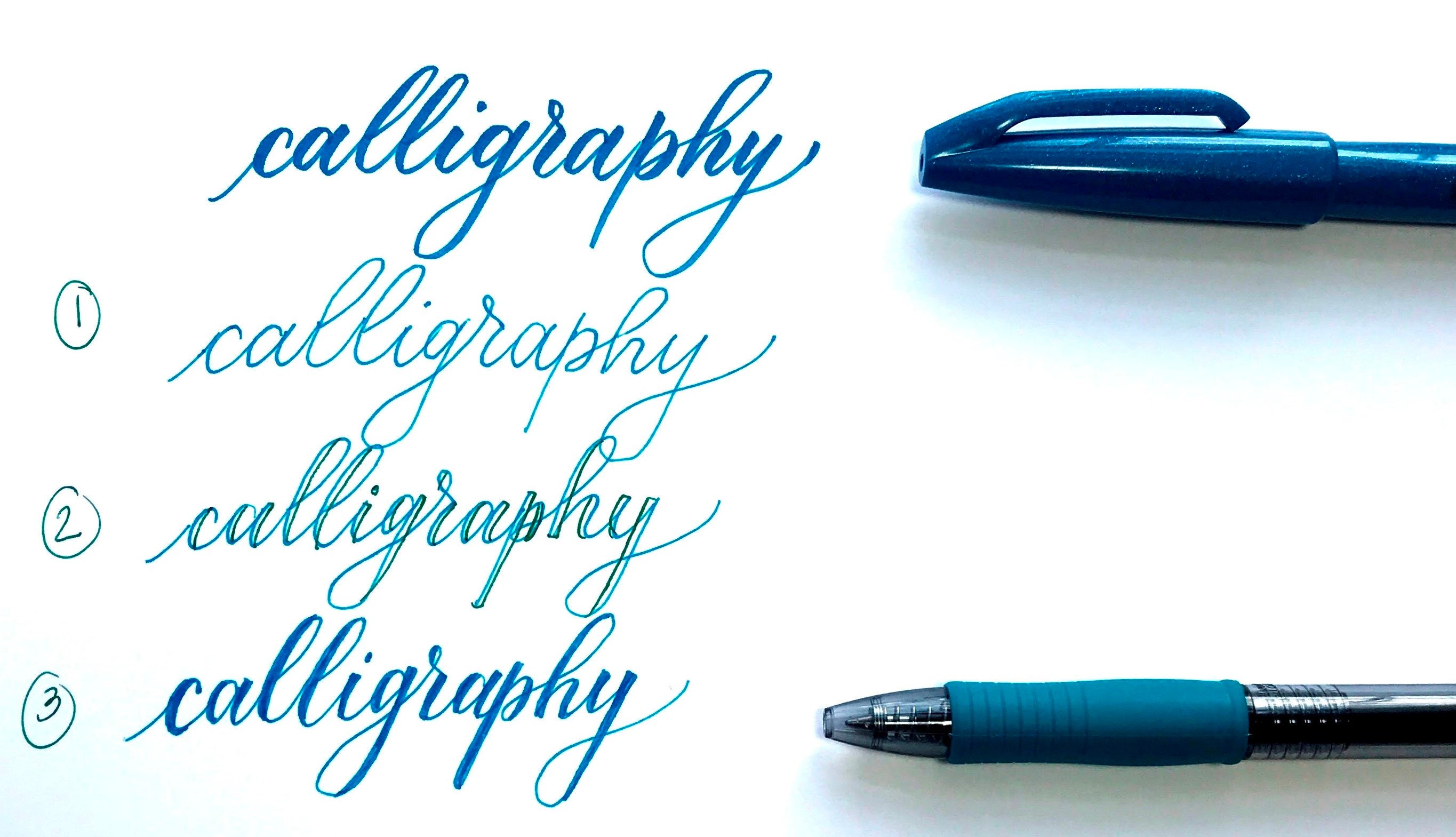 Faux calligraphy tutorial