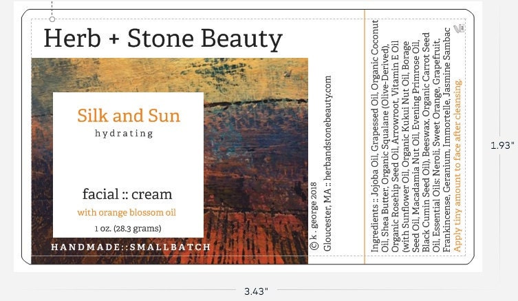 Label in Progress for Silk and Sun