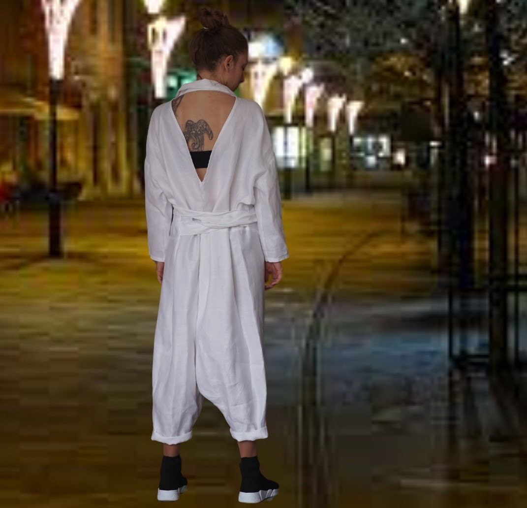 https://www.attrativo.net/listing/607484533/linen-baggy-overall-summer-white-open