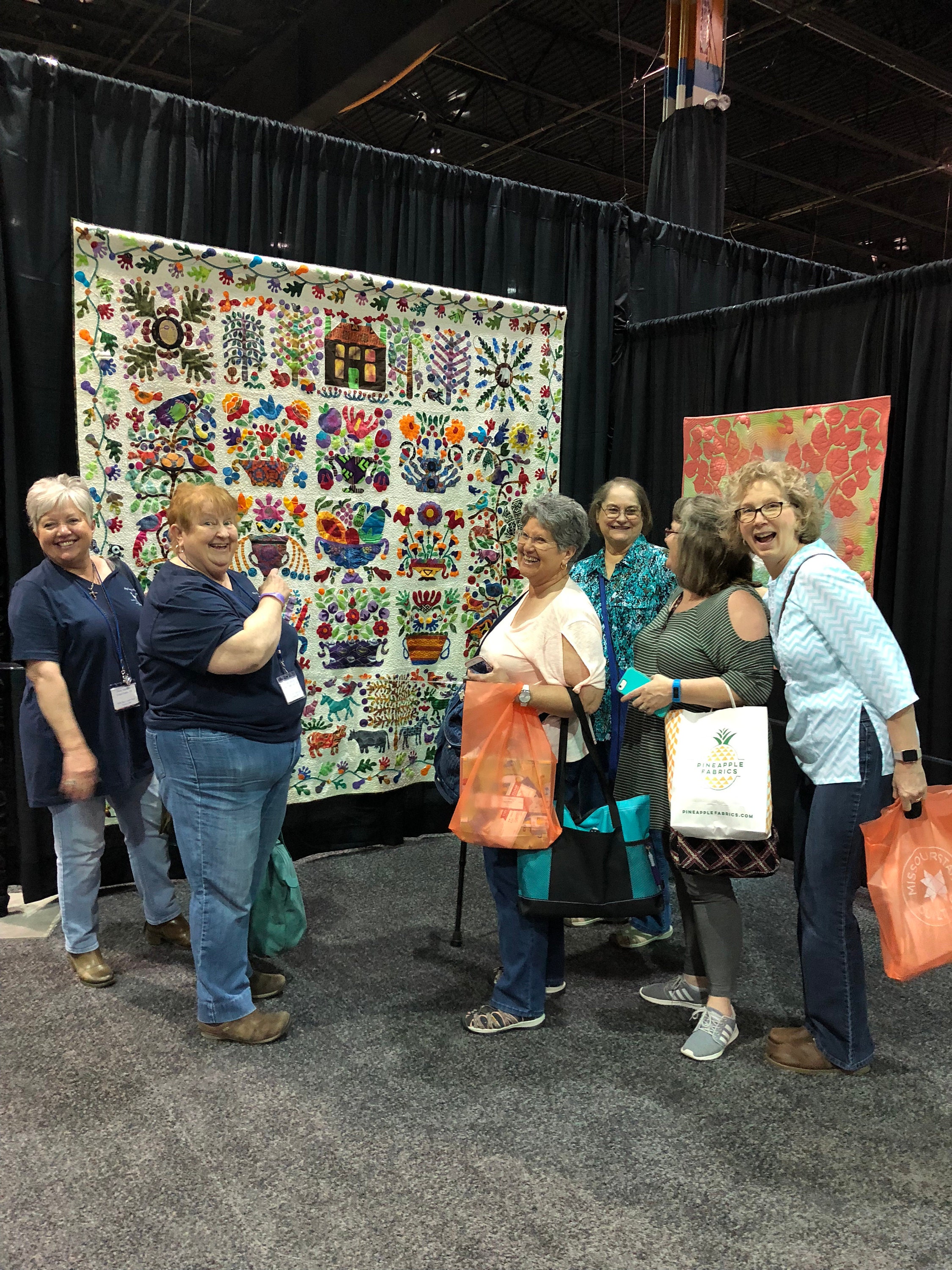 Choose to Bloom Exhibited at Chicago Quilt Festival