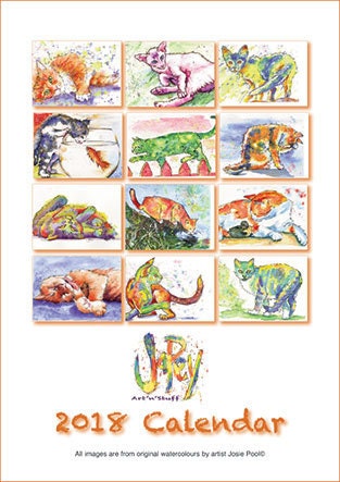 Front Cover Cat Calendar 2018
