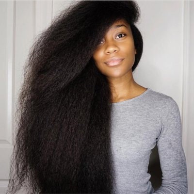 waist length natural hair