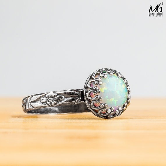 Opal Rign by MGMetal on Etsy
