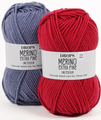 Drops Merino Extra Fine is excellent for these projects. It is a 8ply 100% yarn.