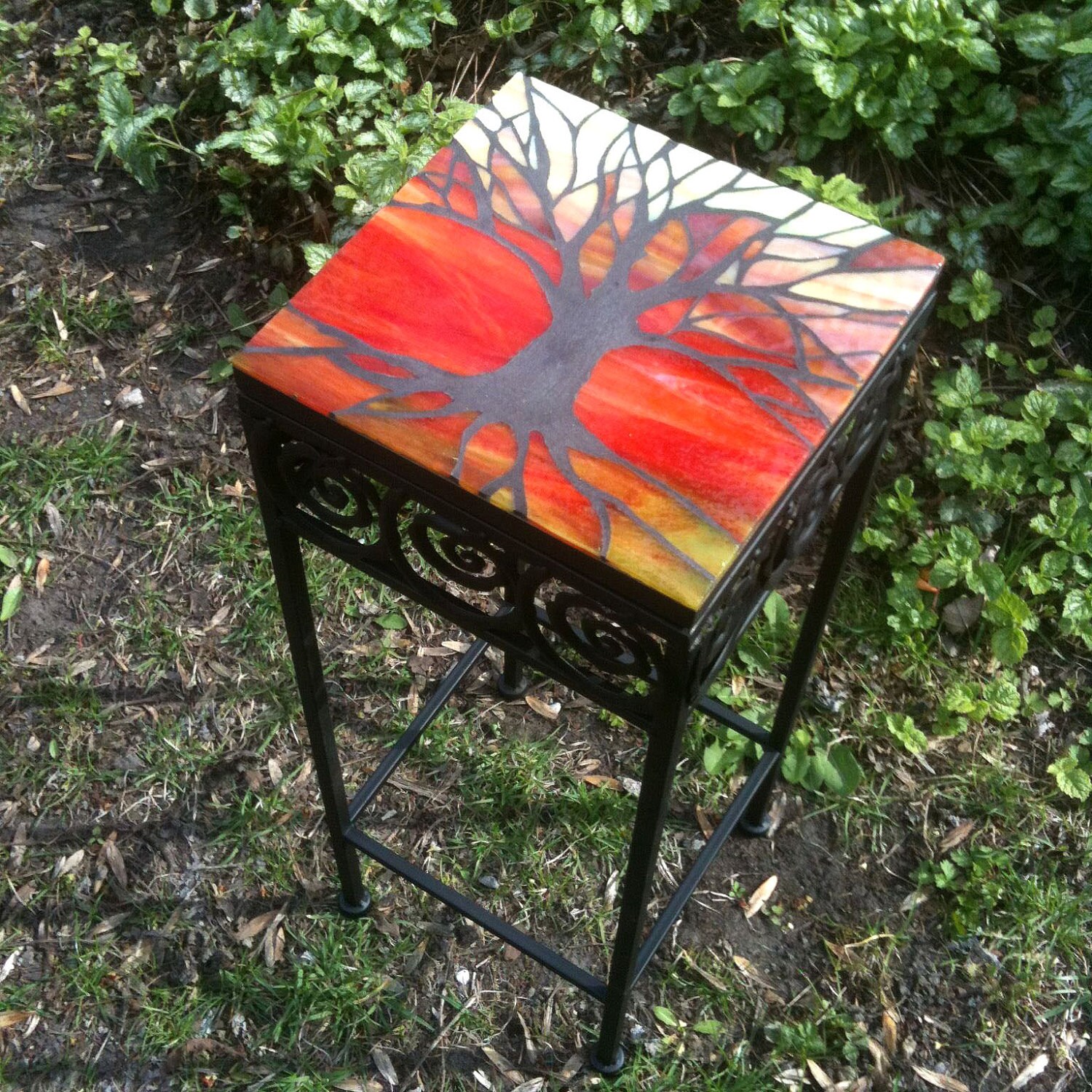 Tree of Life Mosaic Table
