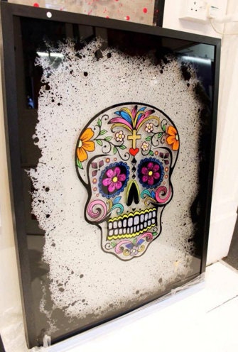 CJTaylord Art Skull Painting Stolen 30th January 2018