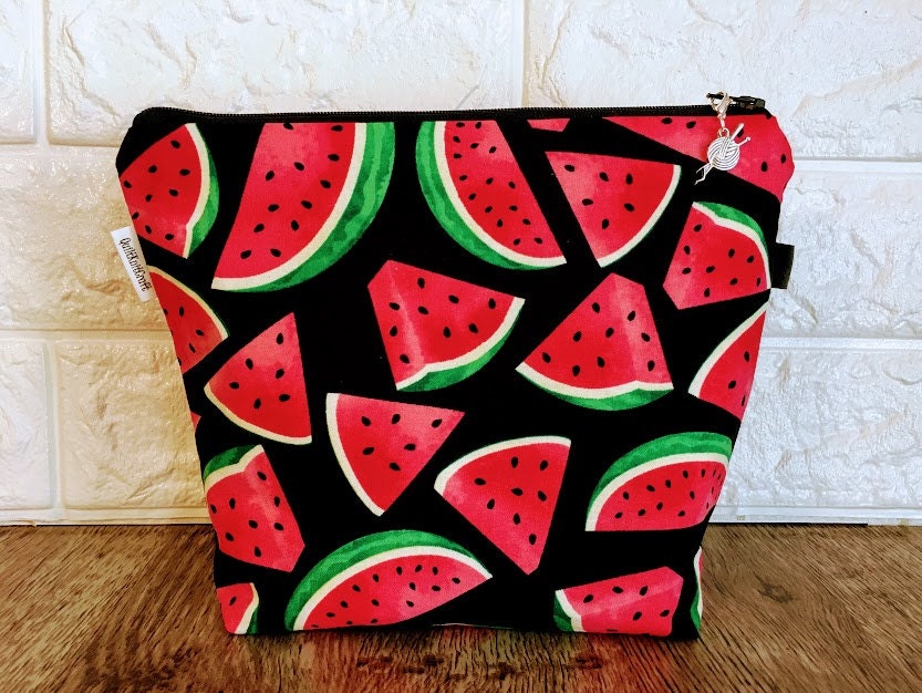 Sock Size Watermelon Project Bag