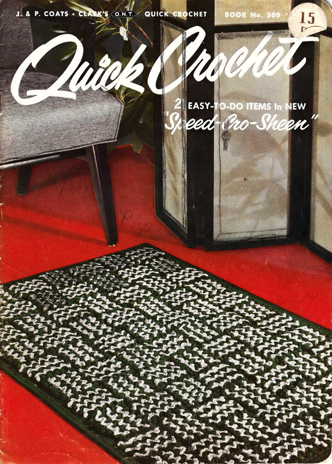 Rug free crochet pattern