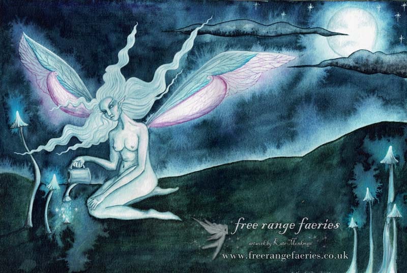 My first faerie art painting from 2004