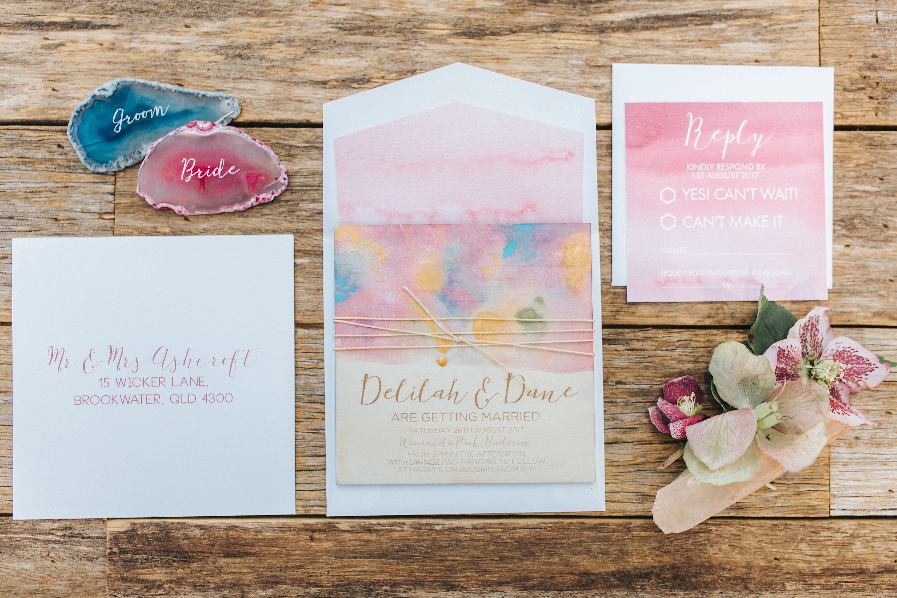 Wedding stationery The Rustic at Heart