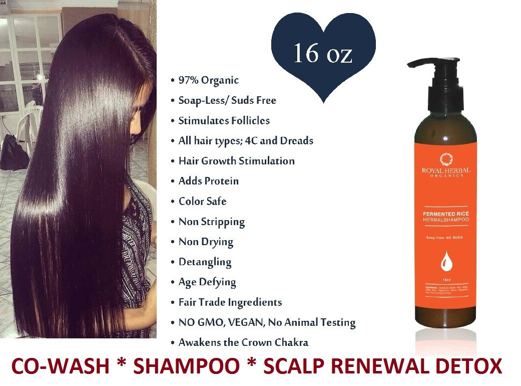 Royal Herbal Organics Fermented Rice Shampoo