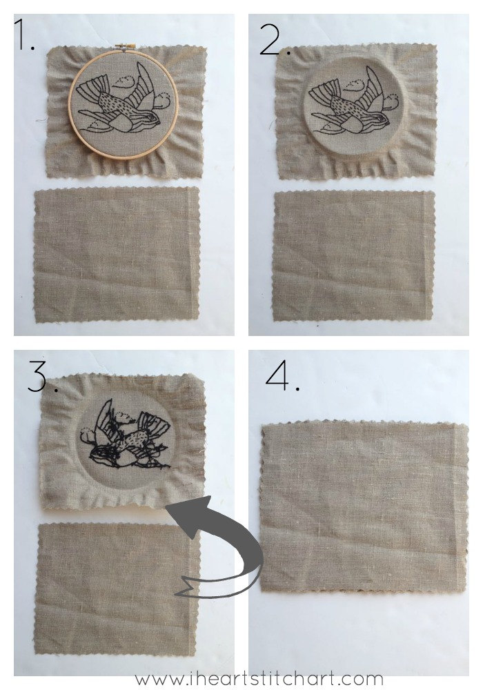 How to: back an embroidery hoop (the easy way)