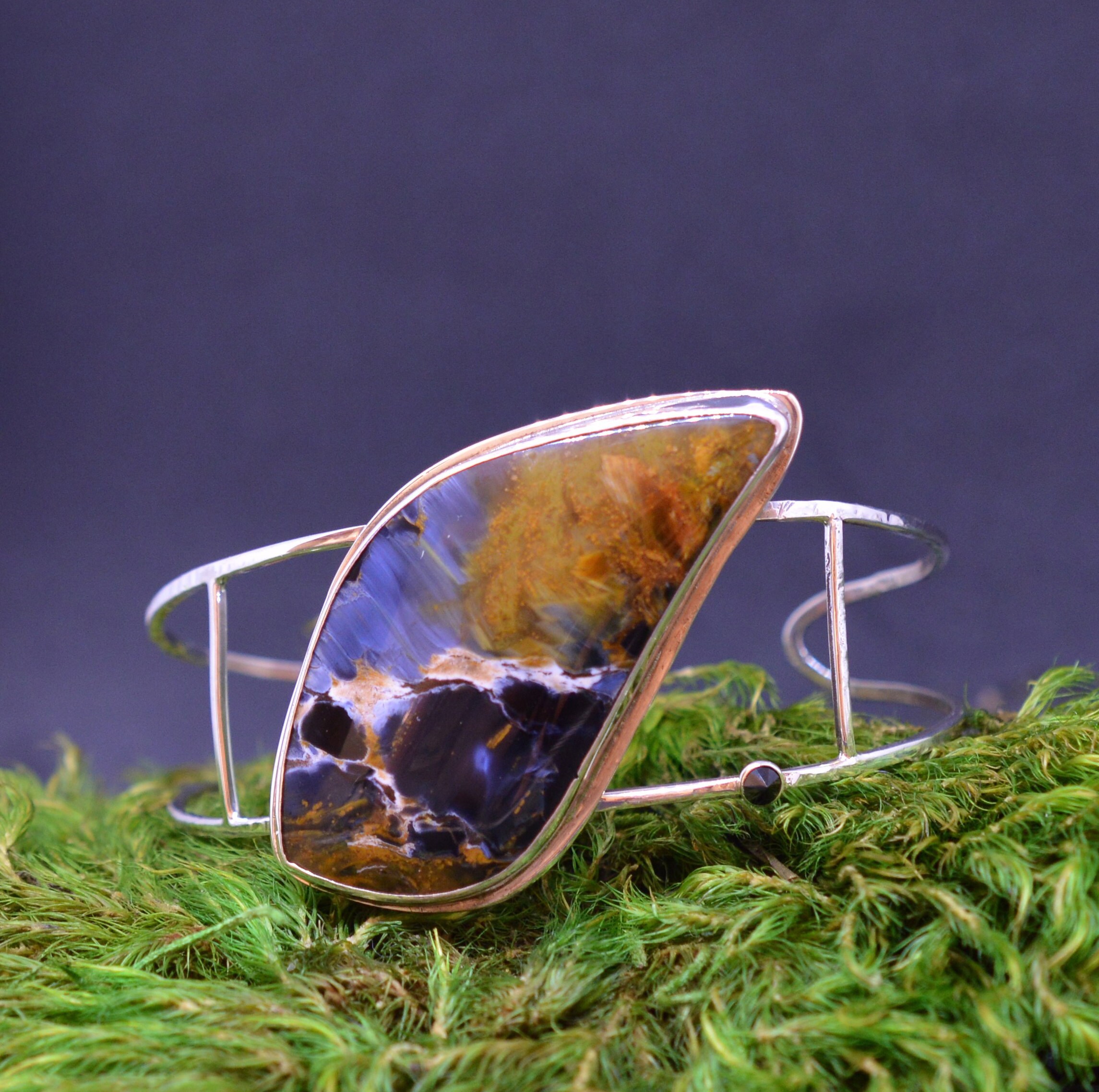 African Pietersite Cuff Bracelet
