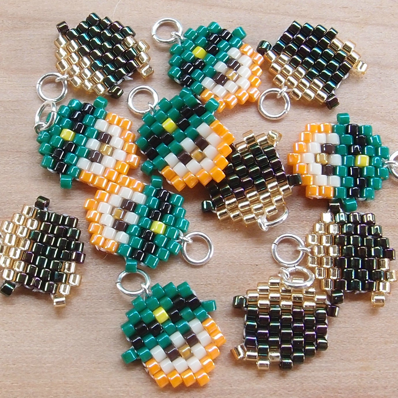 Leprechaun and Pot of Gold Charms by Bead Crumbs