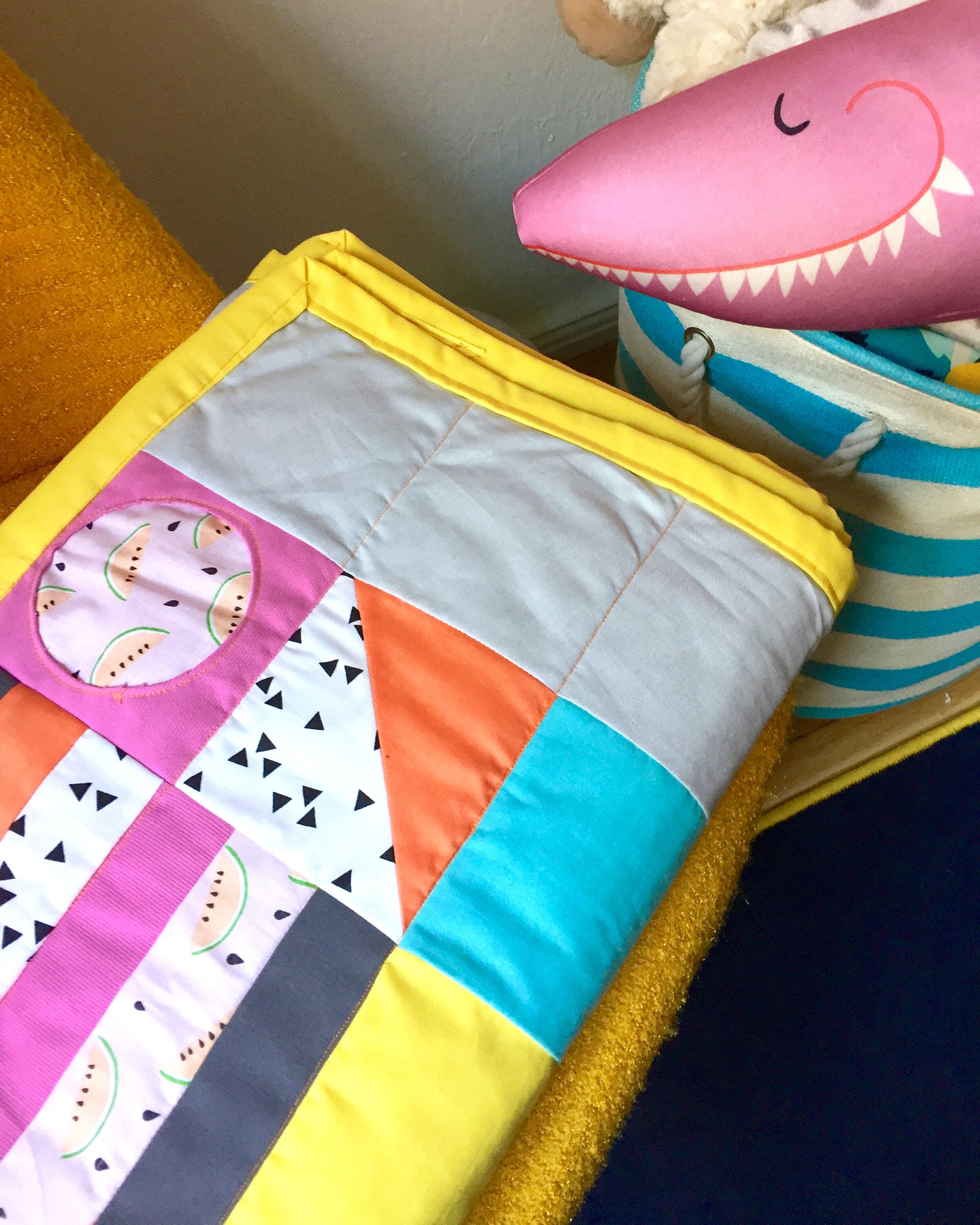 Quilt by Karolin Reichardt / Boat and Balloon
