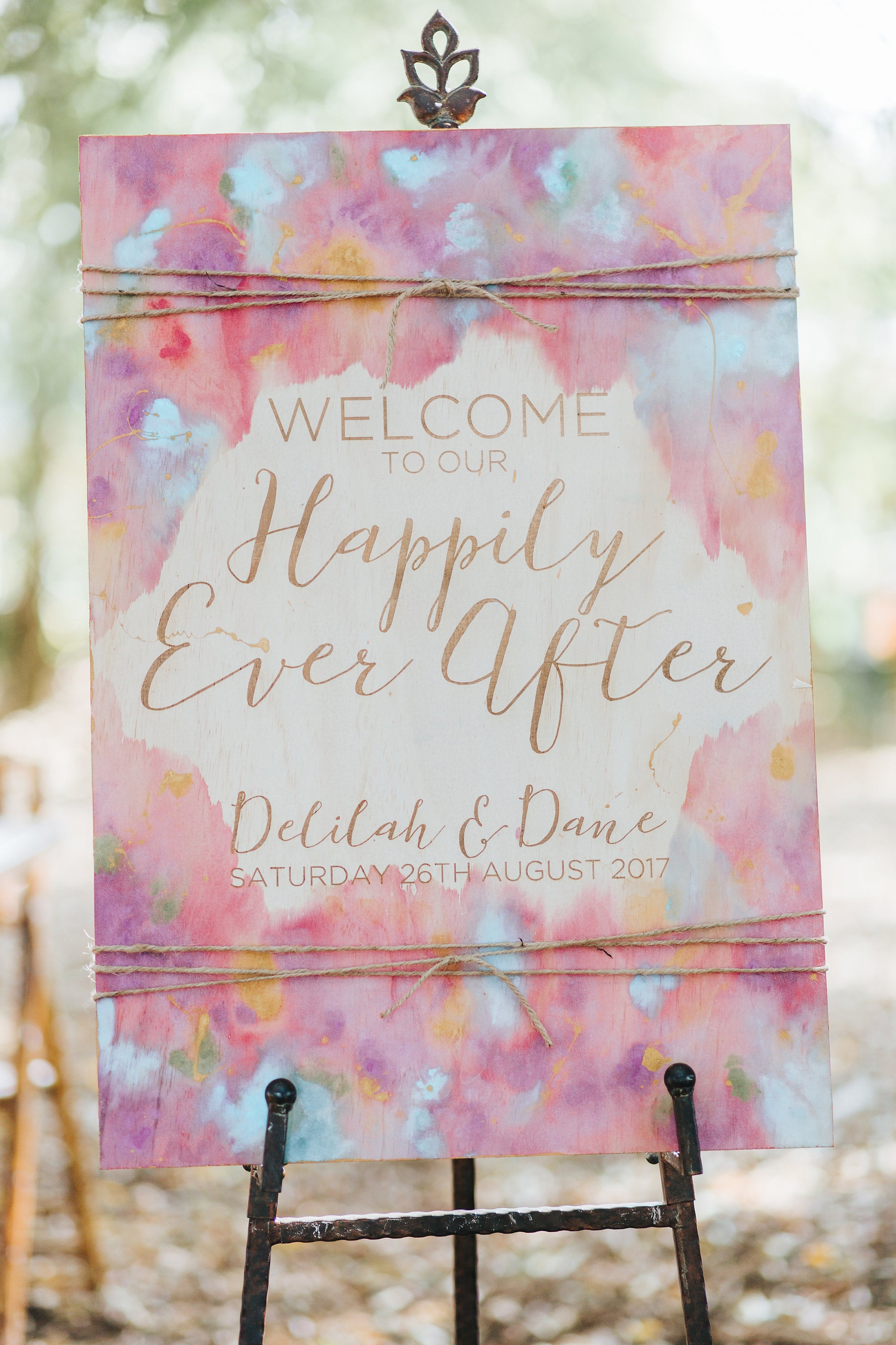 Wedding Welcome Sign