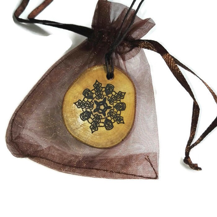 Nora Emblem Symbol Handmade Wooden Pendant Necklaces / Keyrings / Earrings Charm