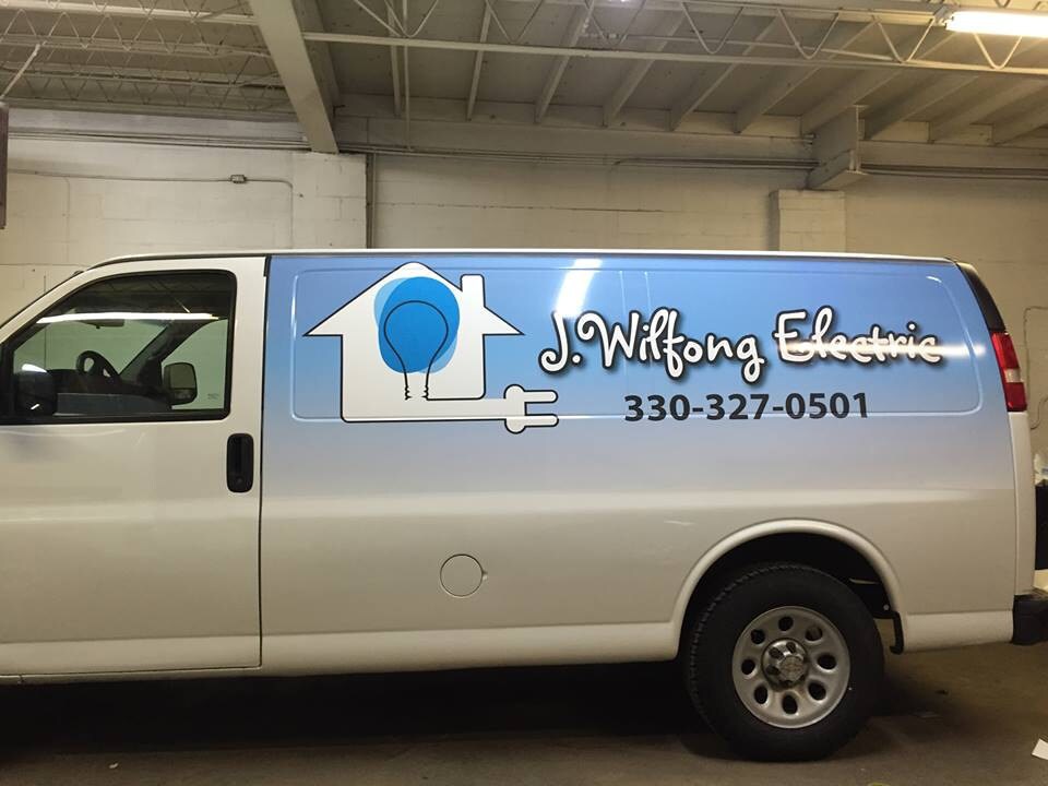 Partial Van Wrap for J. Wilfong Electric