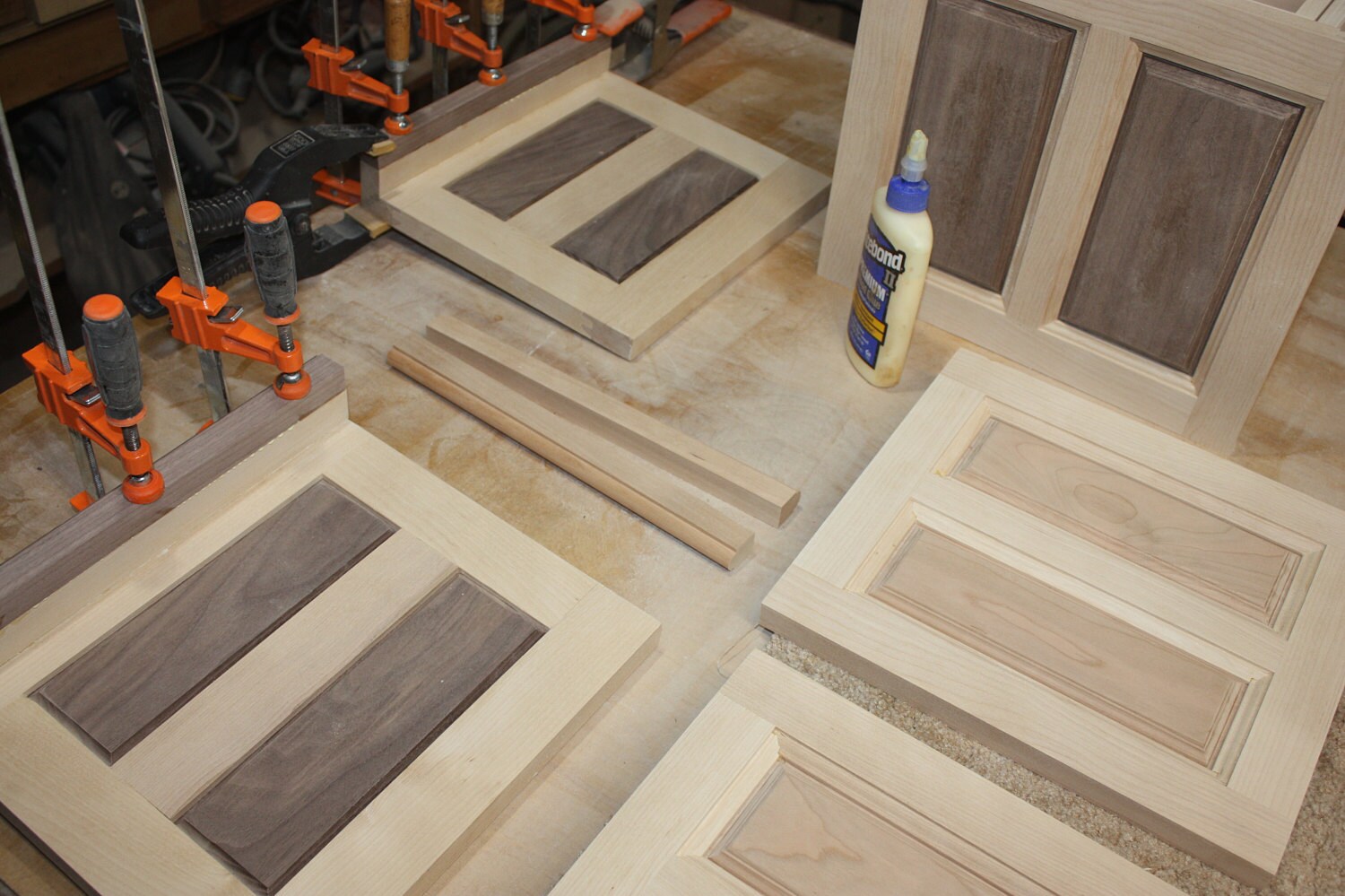 Gluing the Handles onto Jewelry Box with Swing Out Sides