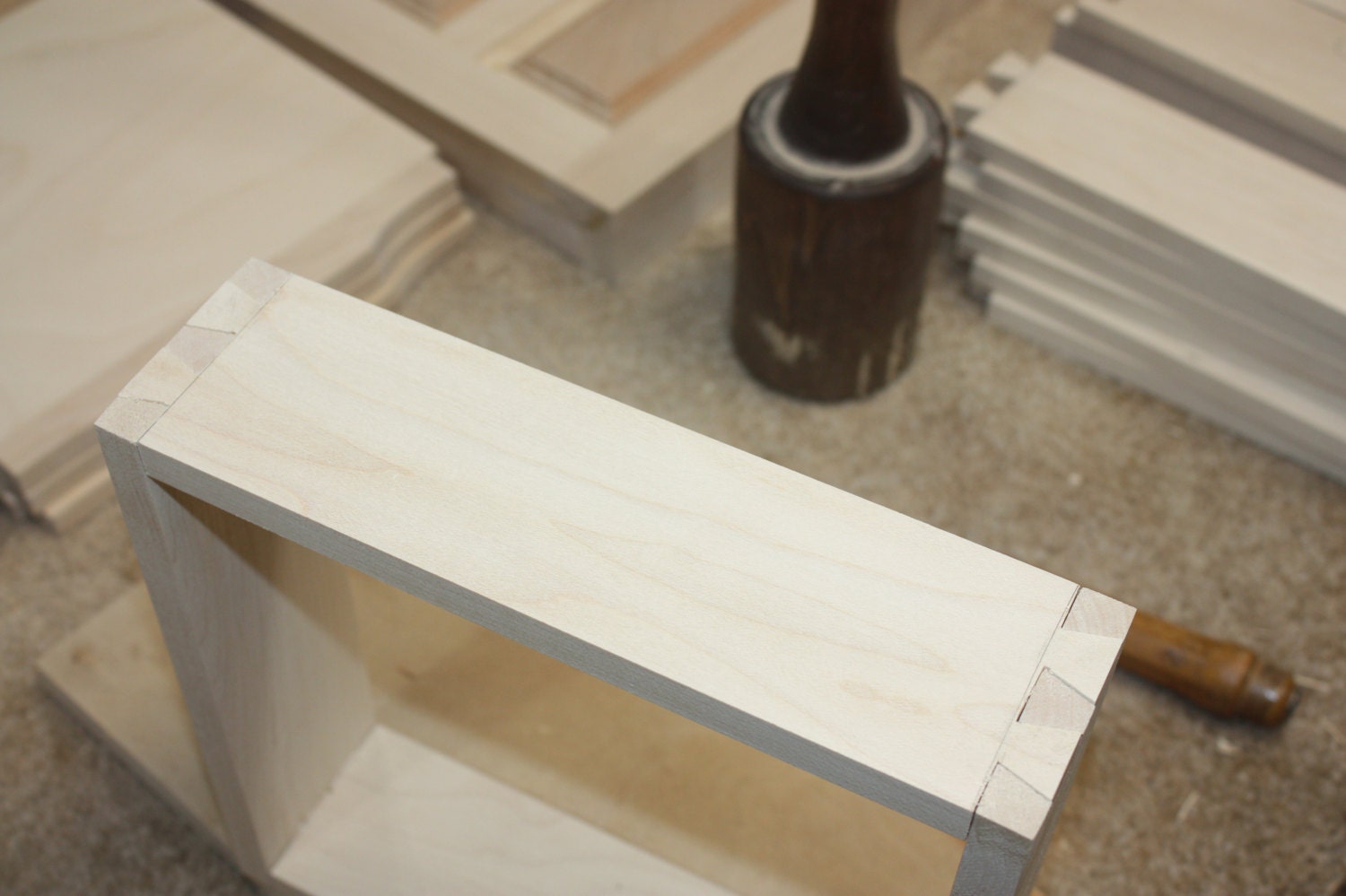 Maple Dovetail Drawers for a Jewelry Box