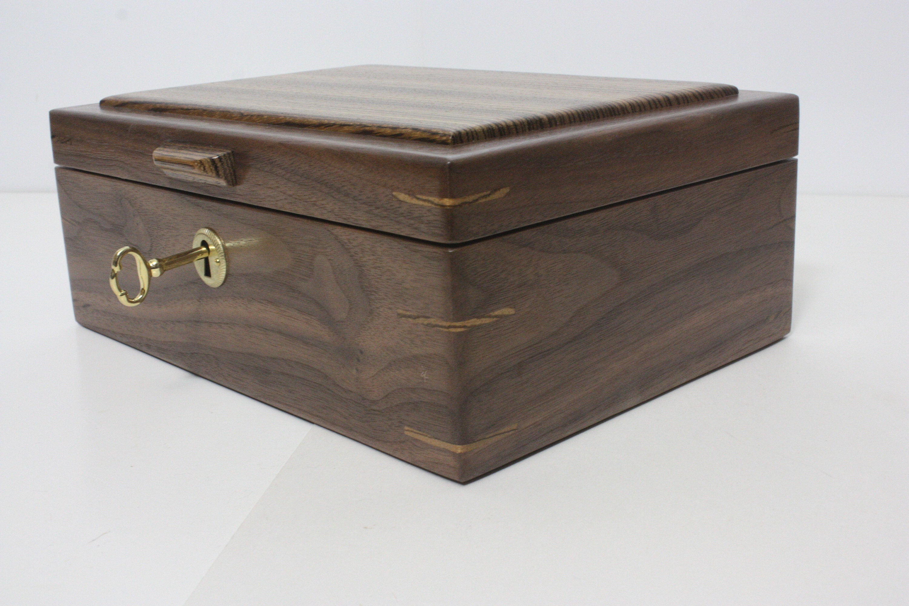 Locking Wood Box For Sale