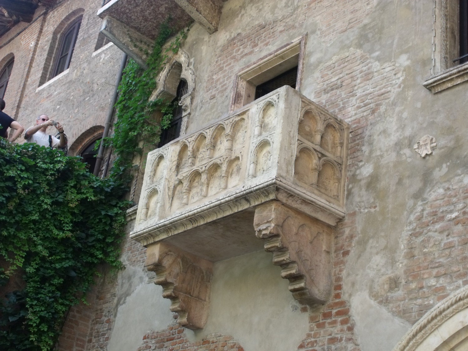 Juliets balcony, where Romeo promised his beloved Juliet eternal love in Shakespeare’s famous tragedy, Photo by Eliot Brown.