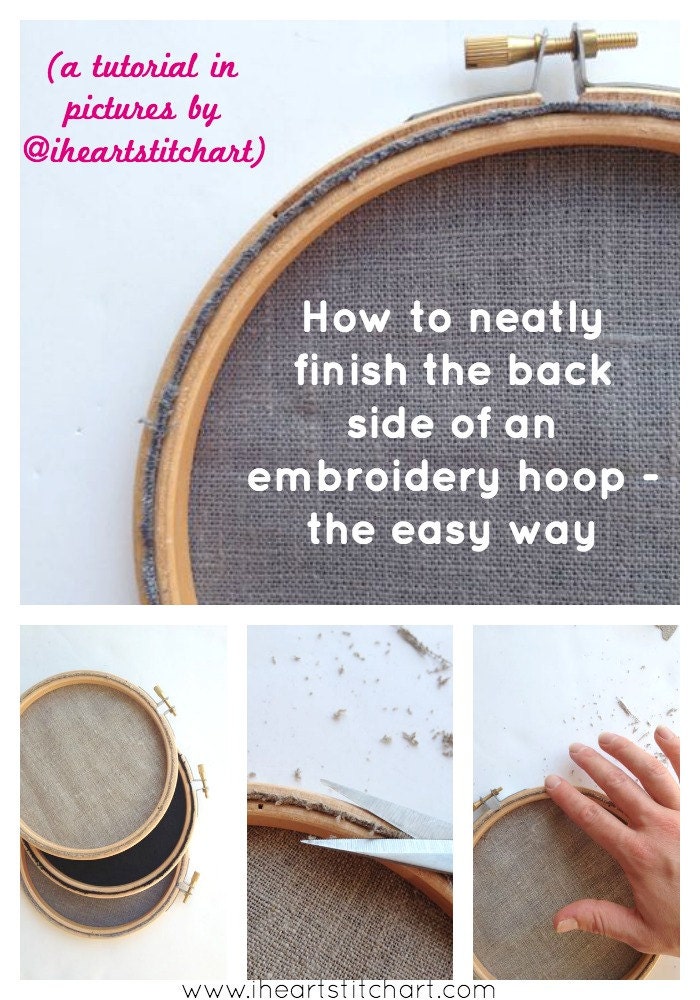 How To Back An Embroidery Hoop The Quick And Easy Way