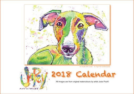 Front Cover of SightHound Calendar 2018