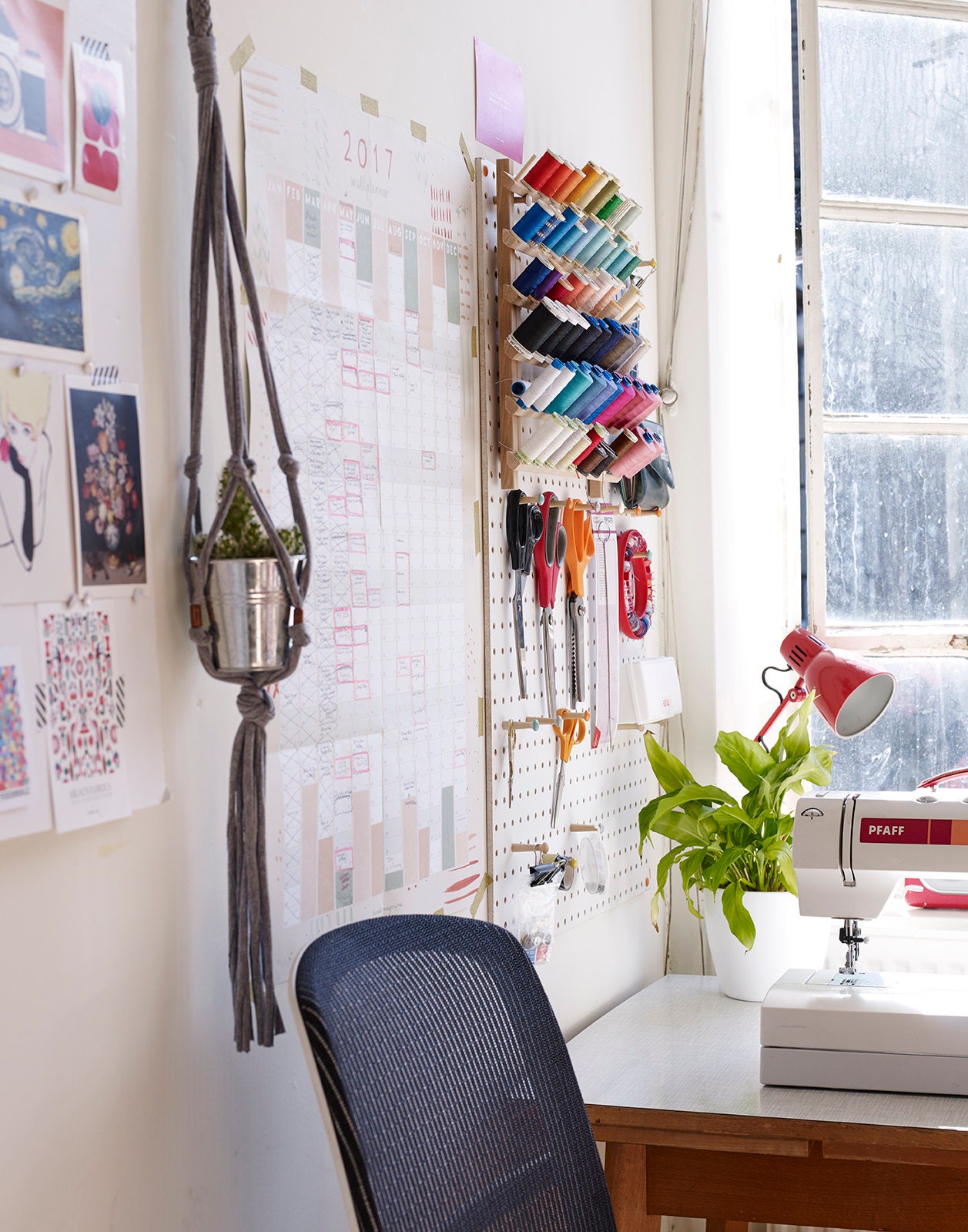Suzie Londons studio at the Hornsey Town Hall Arts Centre in Crouch End, North London