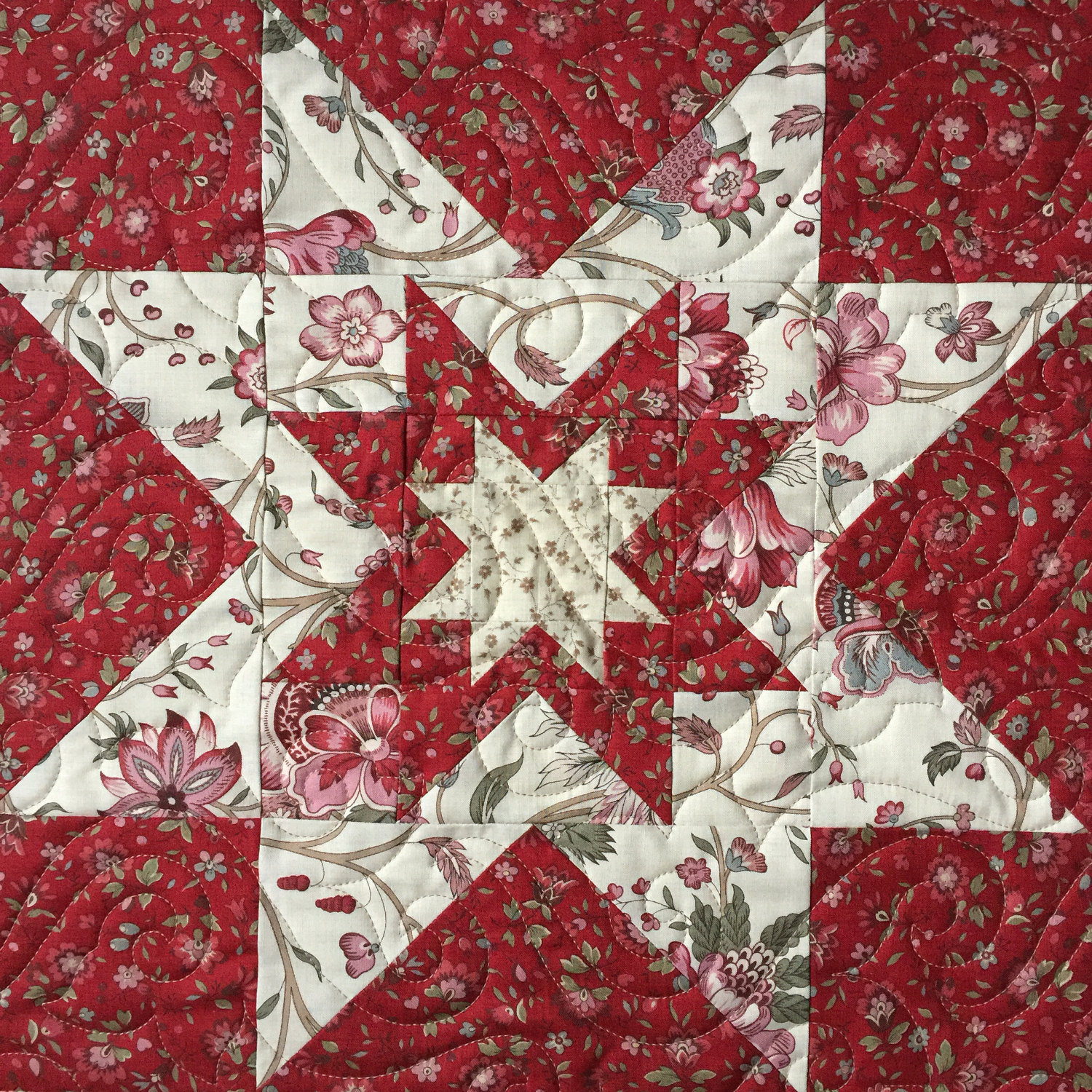 NEW Pattern! Triple Star Block by Heather Spence