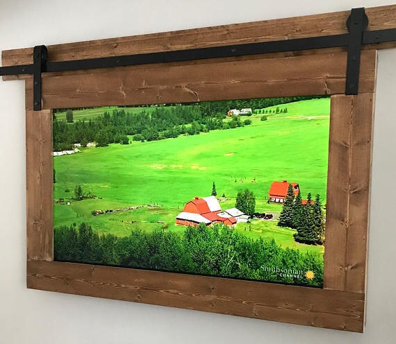 TV frame made with modern materials