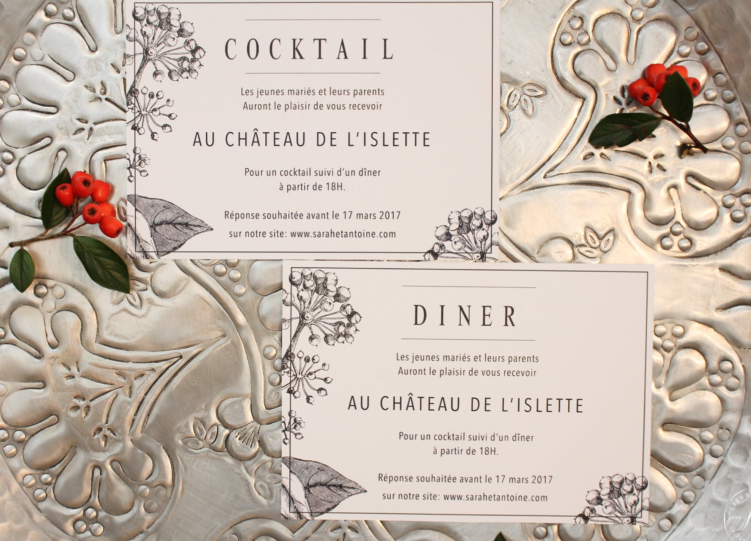 La Papeterie dIvy - Collection Lierre en fleur