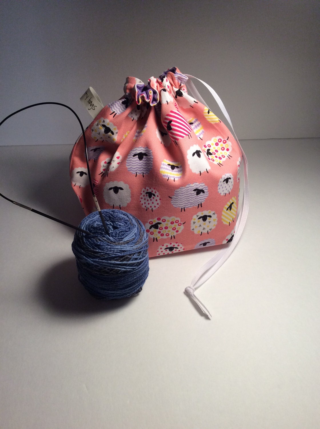 Drawstring project bag