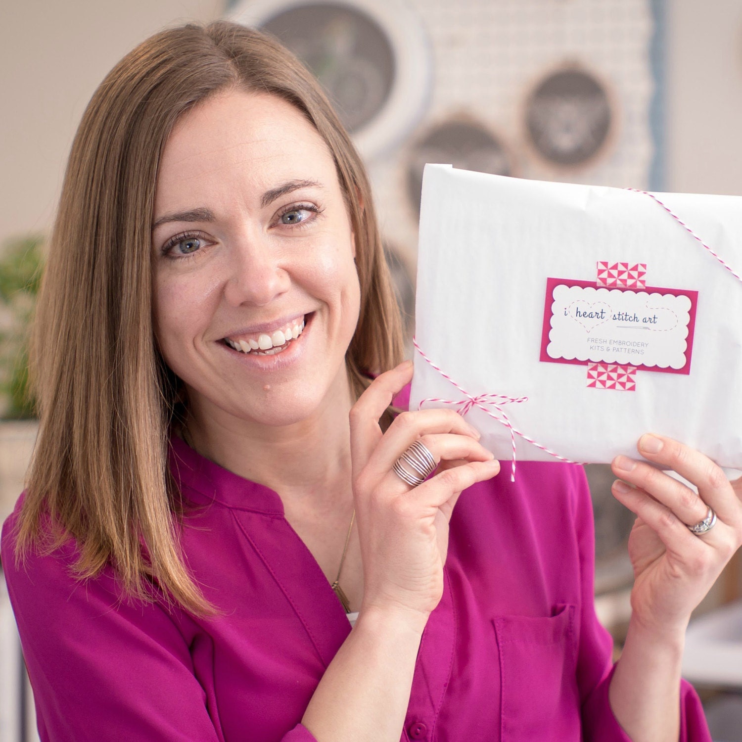 Meet Sarah - creator and designer of all things I Heart Stitch Art!